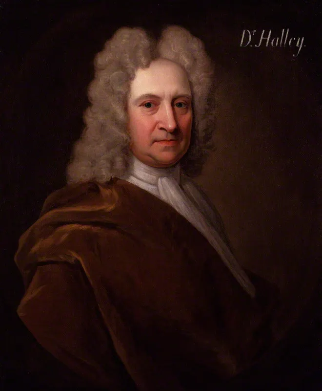 Ritratto di Edmond Halley eseguito da Richard Phillips. Si trova presso la National Portrait Gallery di Londra.
