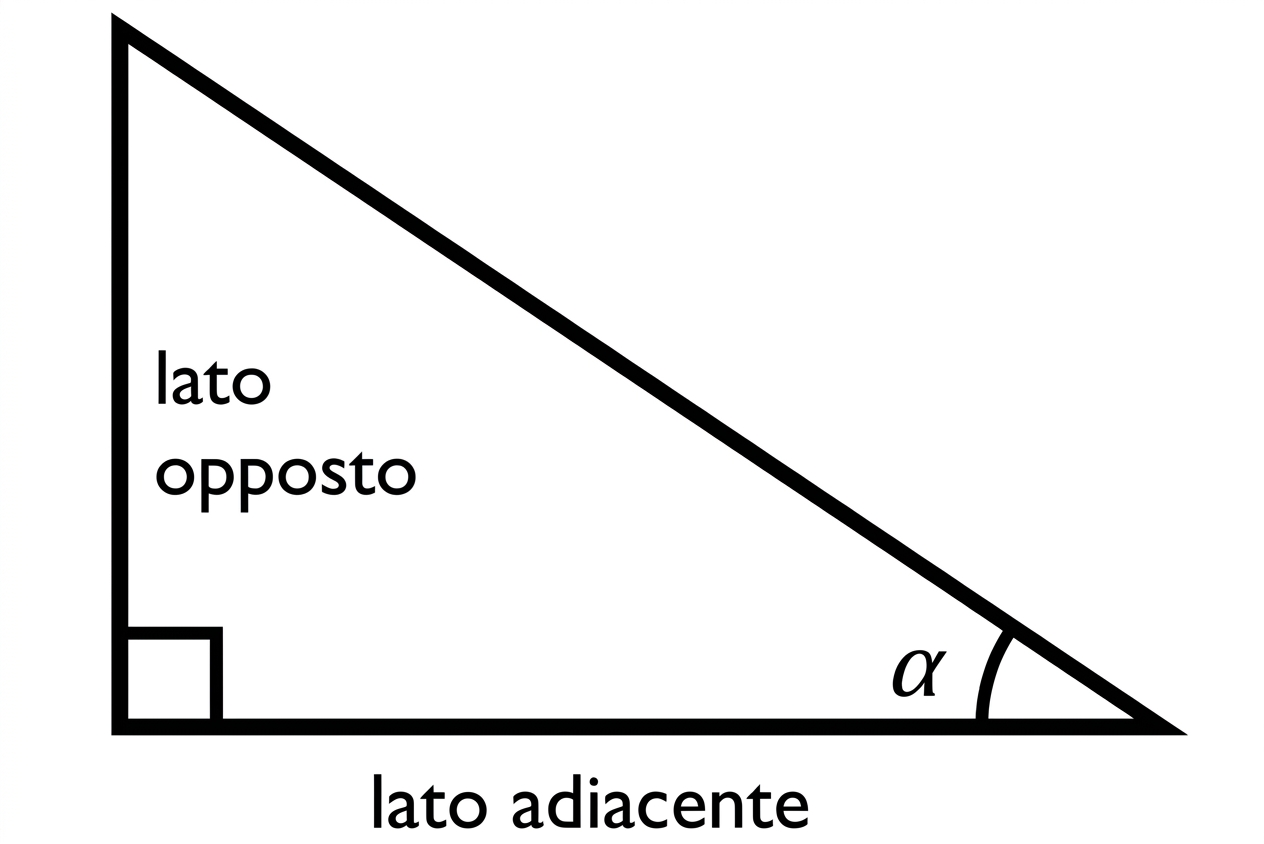 Un triangolo rettangolo