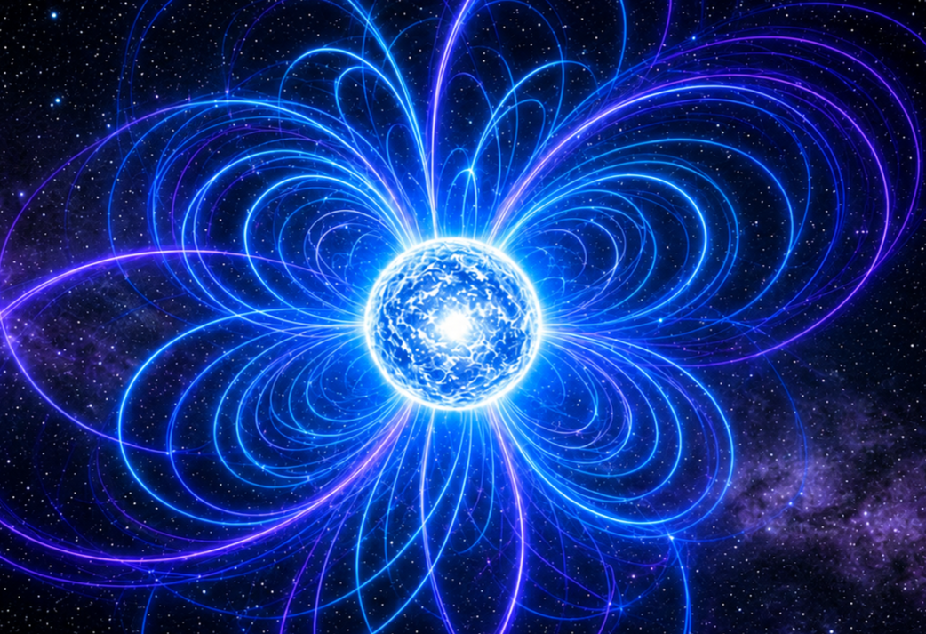 Rappresentazione artistica di una magnetar